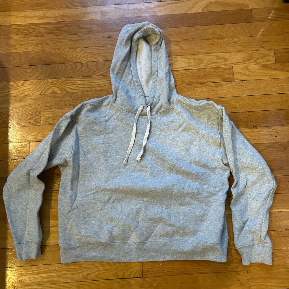 Girlfriend Collective Light Gray Hoodie